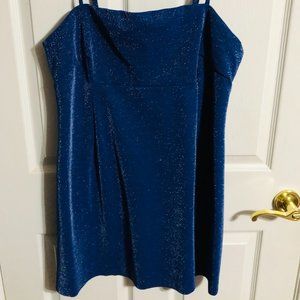 Sparkly Blue mini dress